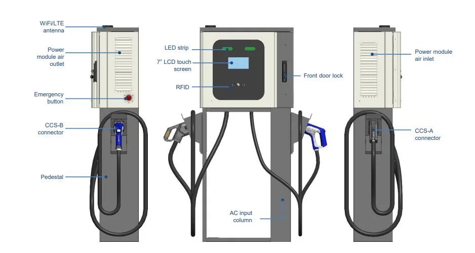 Super Fast Charger Station 40kw Chargepoint Ocpp