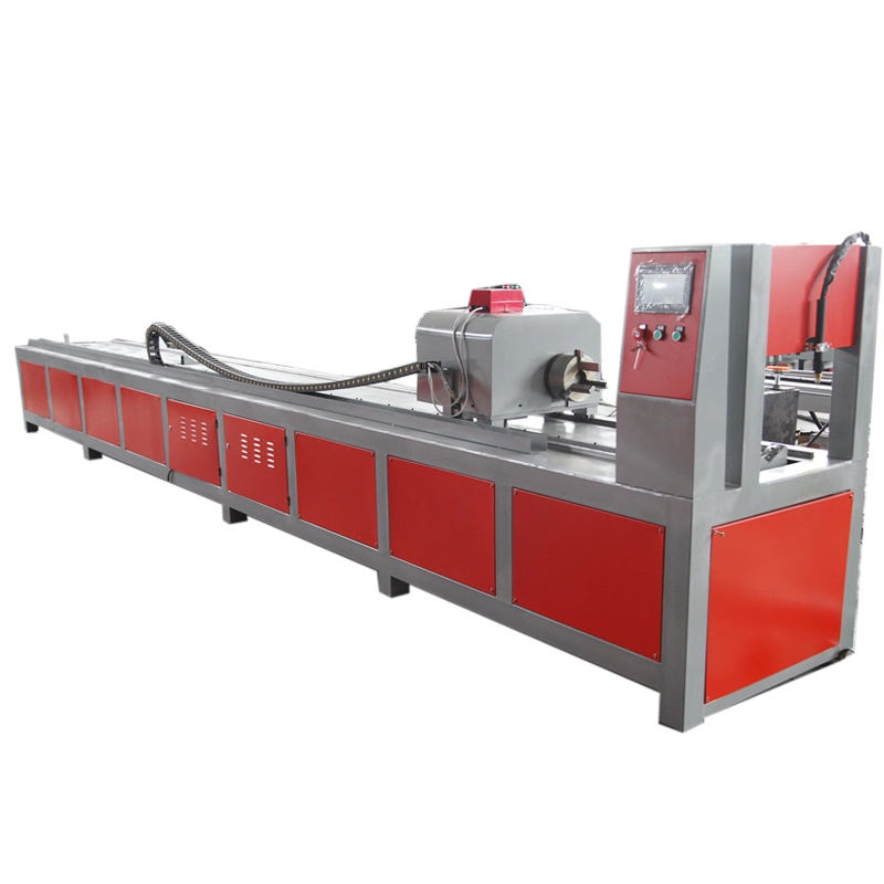 Machine de découpe plasma automatique de tuyaux métalliques ronds rotatifs à alimentation CNC