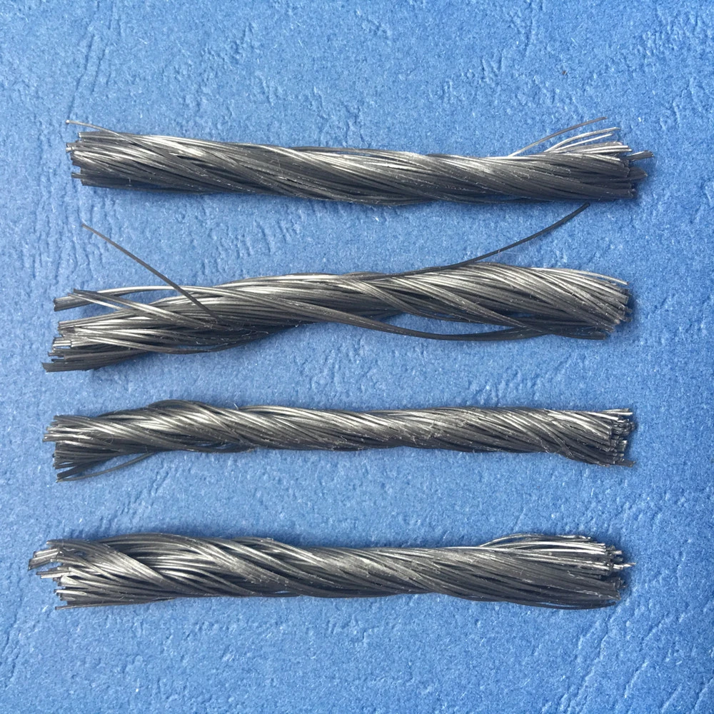 48mm 54mm Macrofibre Macro-Synthetic Fibre PP Fiber Twist Instead of Steel Fibre