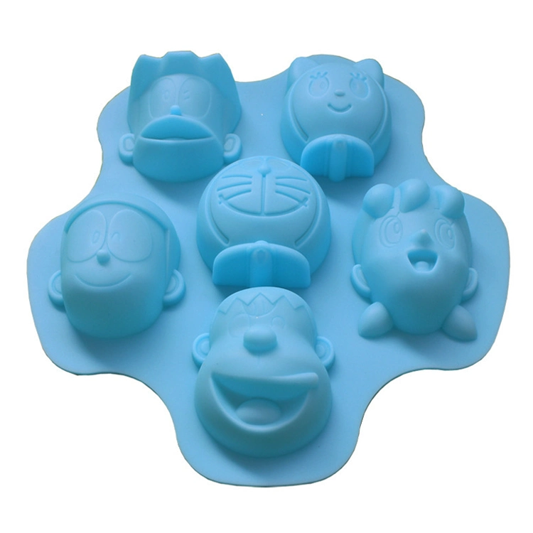 Manufacturer Wholesale/Supplier Doraemon Cartoon Silicone Mold for Candle Soap Cake Making