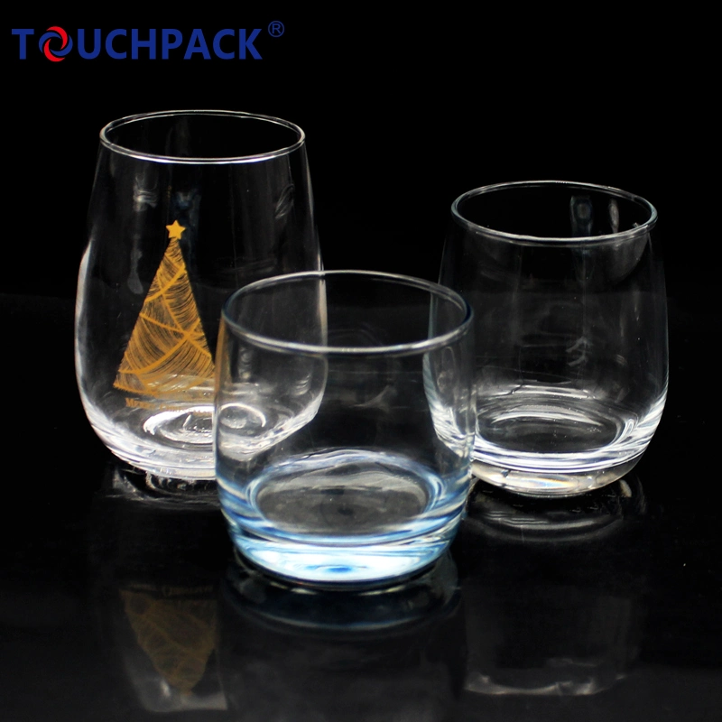 Cristal de borosilicato tazas taza con diseño personalizado