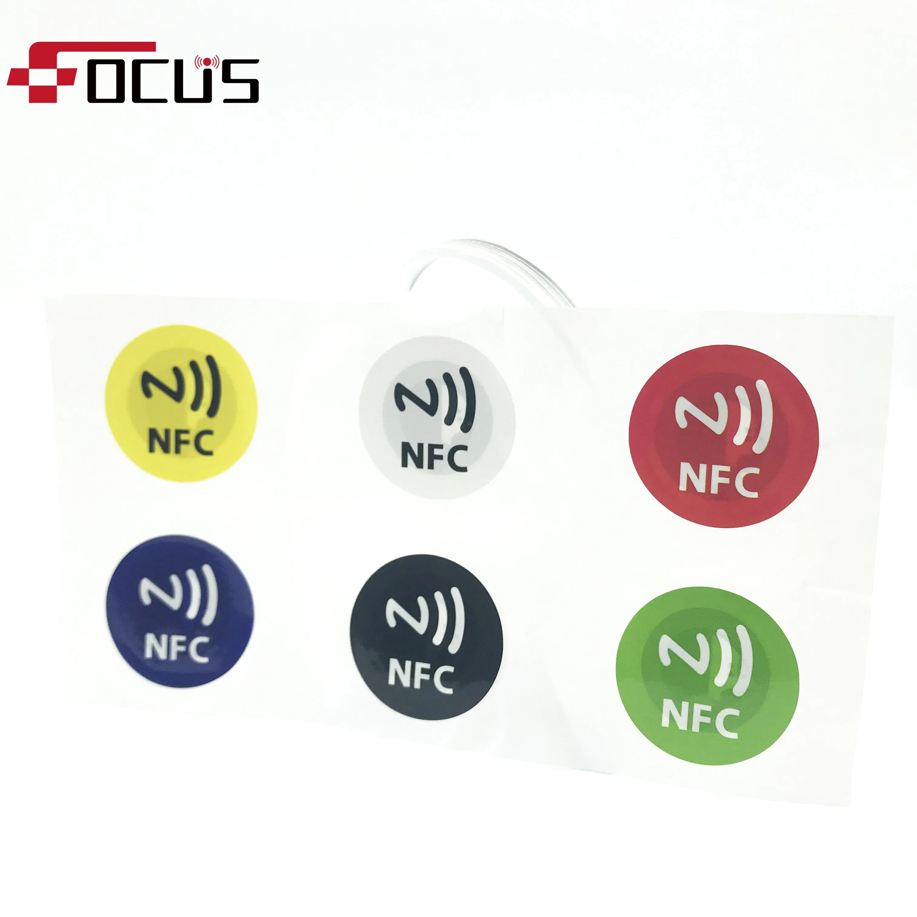 Wholesale/Supplier RFID Sticker Printable Roll Paper RFID NFC Sticker with Logo Print