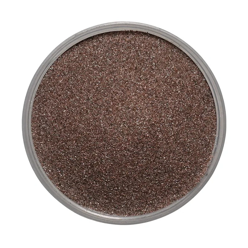 80# Brown Fused Alumina Abrasive Mesh Sandpaper and Sandblasting Brown Corundum Material
