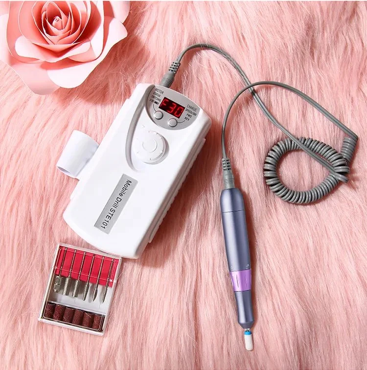 Nail Drill Machine 3000rpm with Switch Polishing Pen for Ladies Manicure Beauty Nail Making