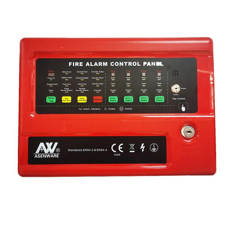 New Conventional Fire Alarm Control Panel with LED Light Alarm