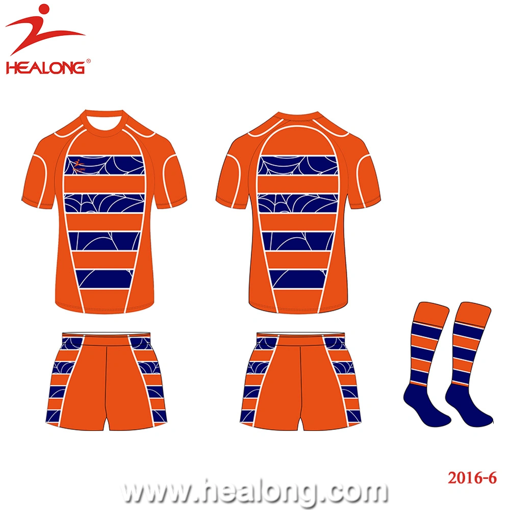 Individuelle Kleidung Rugby Sublimation Shirt Jersey Sportbekleidung Made in China