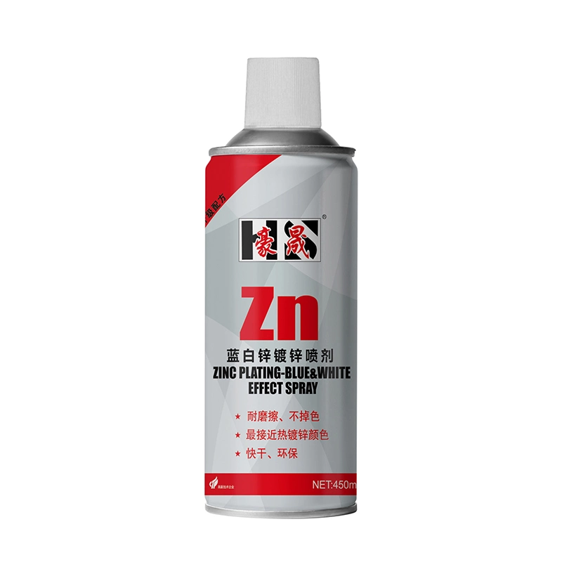 Blue & White Hot DIP Plating Zinc Galvanized Aerosol Spray Painting Paint Manufacturer