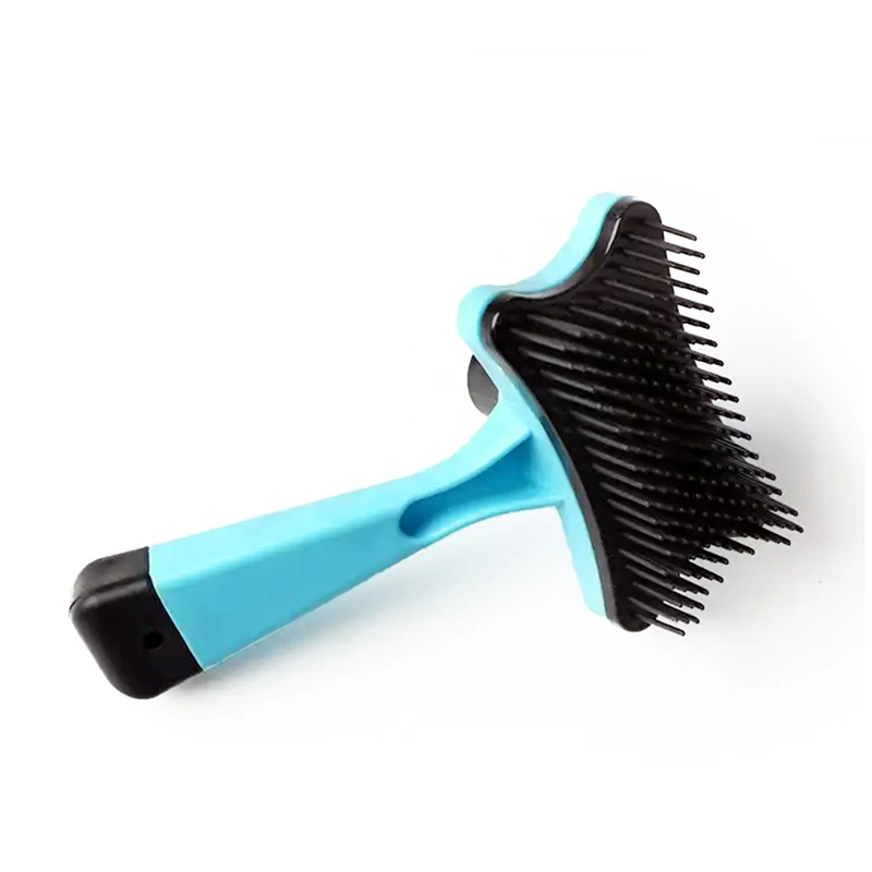 Pet Products Cheap Pet Hair Remover Brush Easily Self-Cleaning Pet Grooming Brush