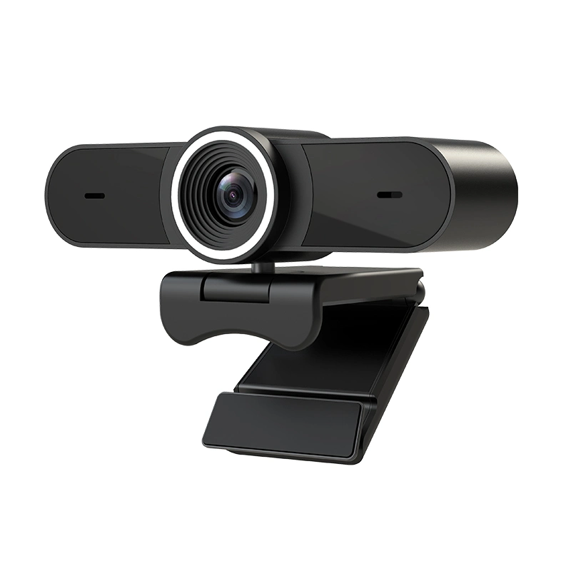 4K Webcam Mise au point automatique avec double microphone intégré et cache de confidentialité Caméra Web