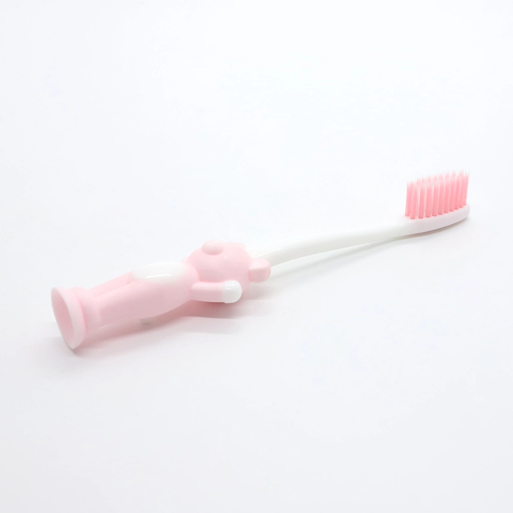 Brosse à dents enfants colorés de haute qualité avec aspiration brosse à dents de bande dessinée OEM