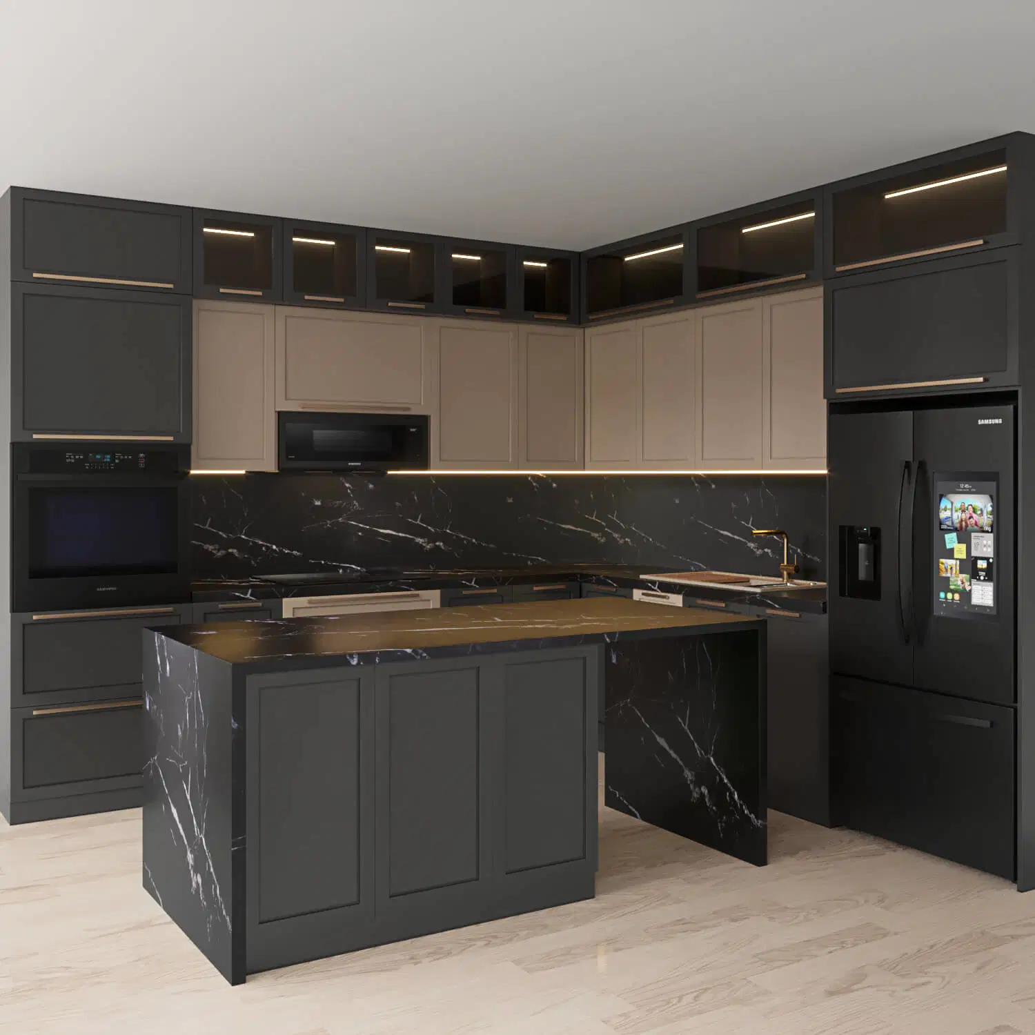 PA Wholesale Customized Modern Furniture Designs American Standard Rta Shaker Kitchen Cabinets