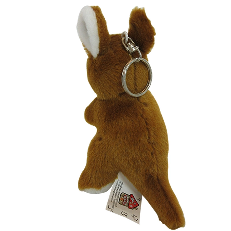 Lovely Mini Size 10cm Soft Kangaroo Toys Plush Keychain Stuffed Animal for Sale