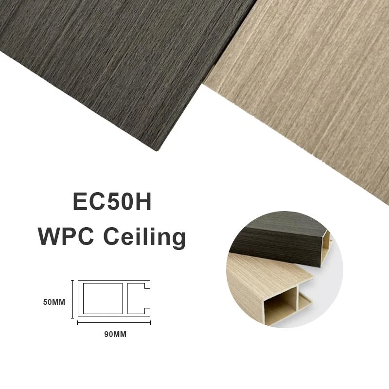 Ceiling Interior Ceiling Tiles Board WPC Sheets Plastic Covering PVC Wood Grain Ceiling