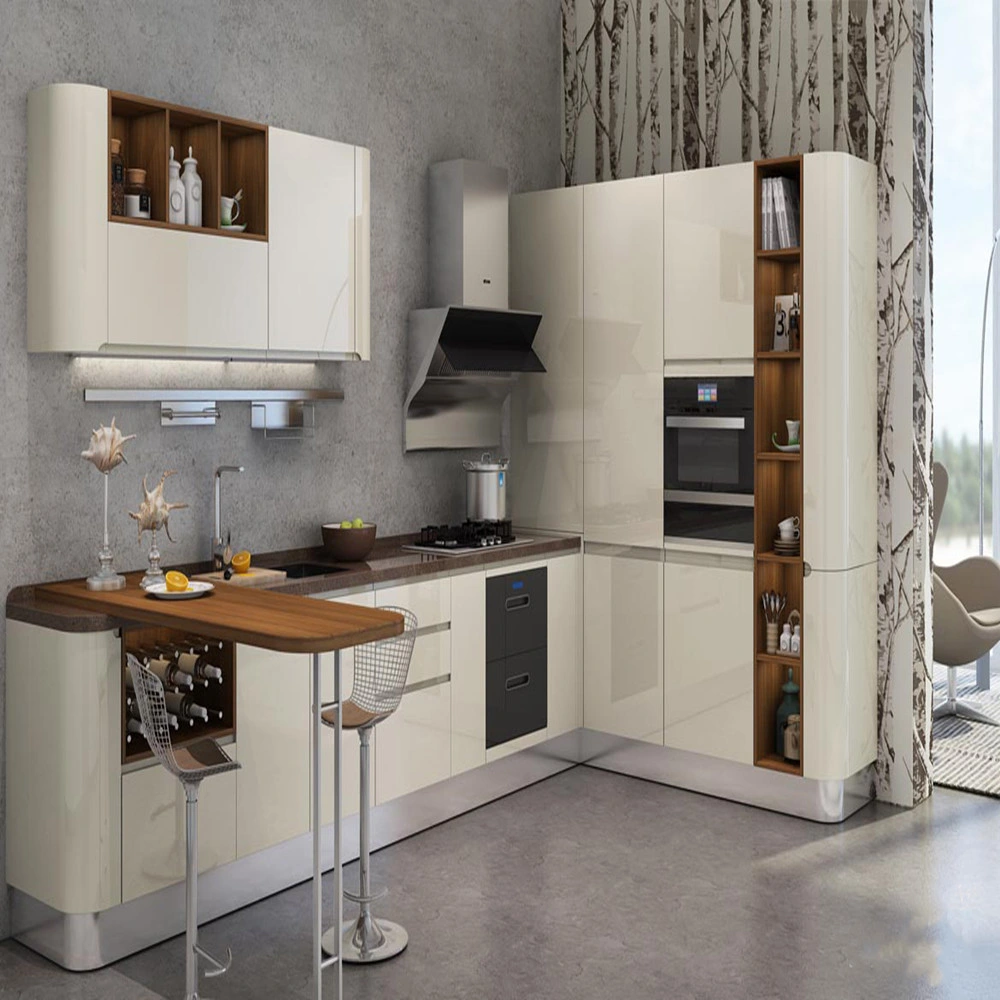 Haute brillance laque porte armoire de cuisine (KC101)