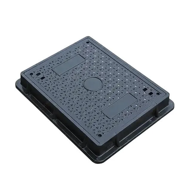 High Loading D400 Cast Iron Drain Cover Heavy Duty Cast Iron 600mm Rectangular Manhole Cover