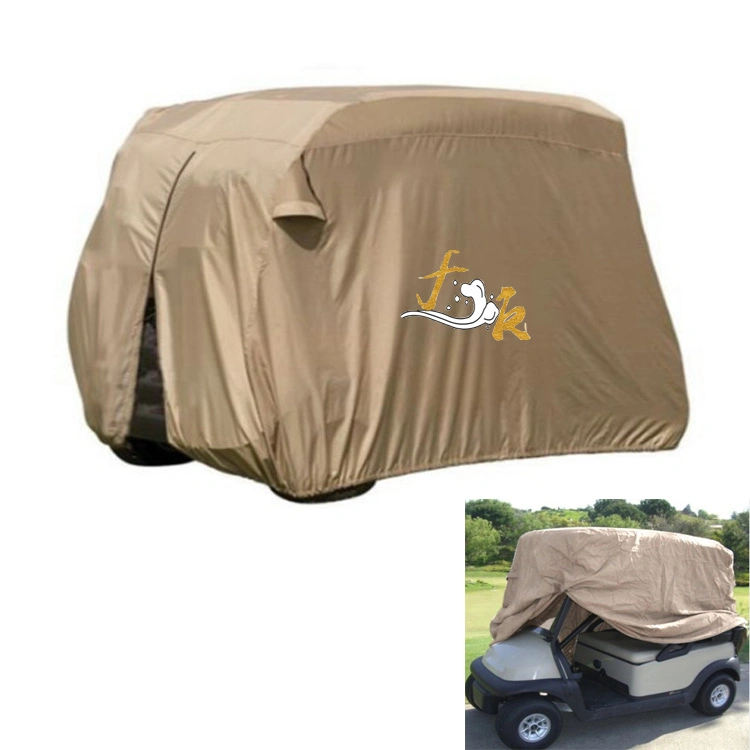 4 Passenger 400d Waterproof Golf Cart Cover Fits Ez Go Club Car YAMAHA, Sunproof Dustproo