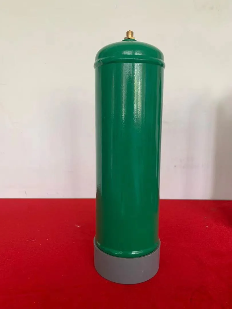 3.3L 110bar ISO11118 Tped Certificate Medical Use Food Use Disposable Nitrous Oxide Cylinder