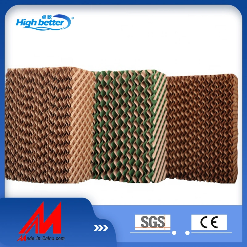 Pads/Cooling Pad with Frame/7090/5090 Evaporative Cooling Pad/Wet Curtain/Cooling Pad/Greenhouse Cooling Pad Used in Poultry Farm/Greenhouse