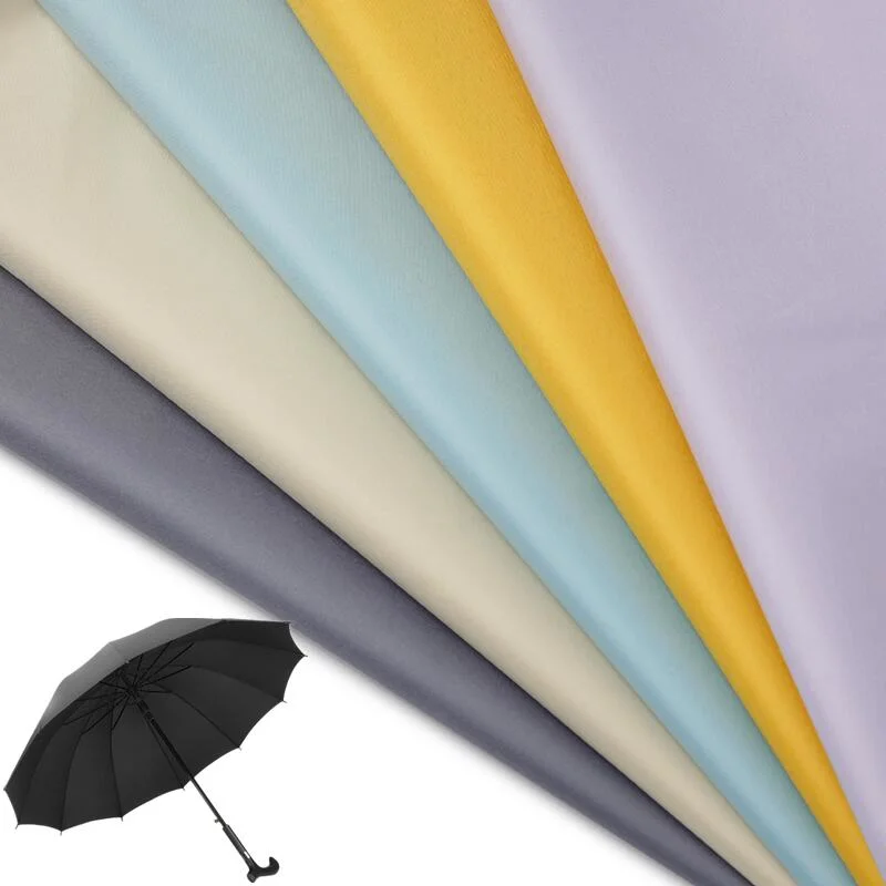 Hot Sale Anti-UV 100% Polyester PU Coated Waterproof Cationic Oxford Umbrella Fabric