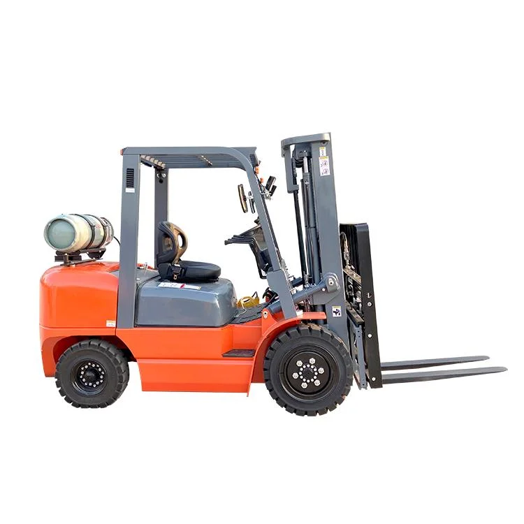 Chinese1.5 Ton LPG Gas Forklift 1500kg Propane Indoor Conter Balance Fork Lift Gas Forklift with Gasoline Engine Price