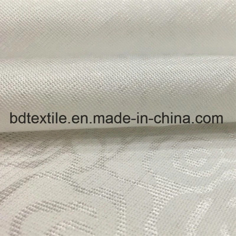 Flower Printed Tricot Knit Mattress Fabric for Luxury Home Textile