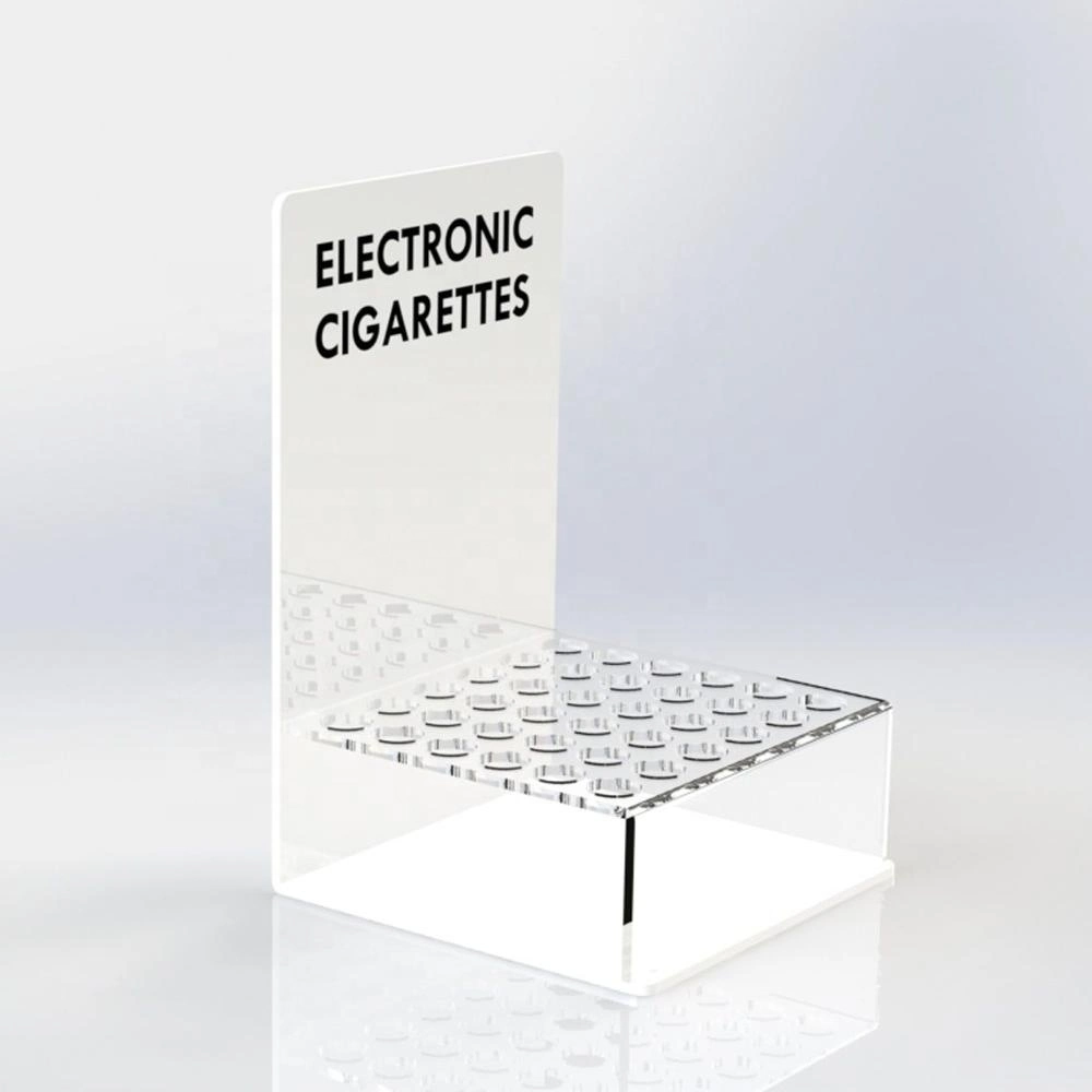 Custom Acrylic E-Liquid Display Case Countertop E Juice Bottle Cabinet Electronic Cigarette Display