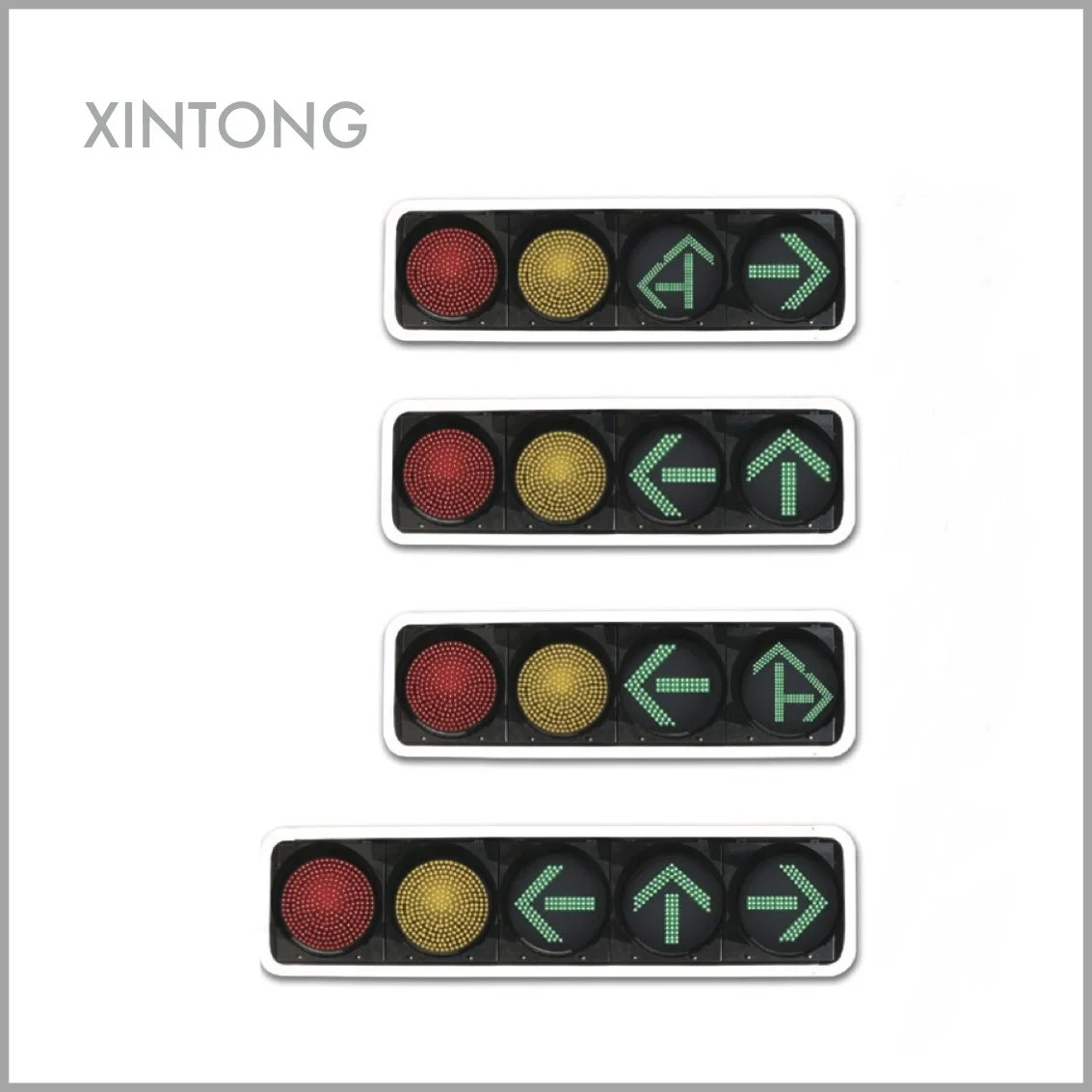 Xintong 200/300/400mm Intelligent LED Traffic Signal Light with Countdown Timer for Vehicle