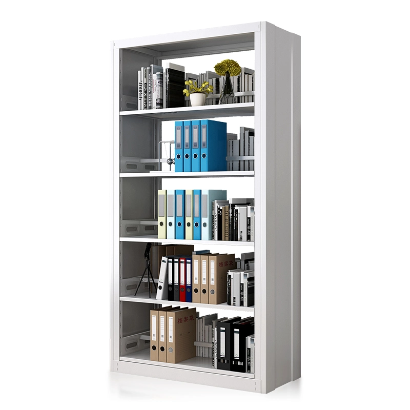 Steel Book Shelf School Bookcase Metal Storage Rack University Furniture