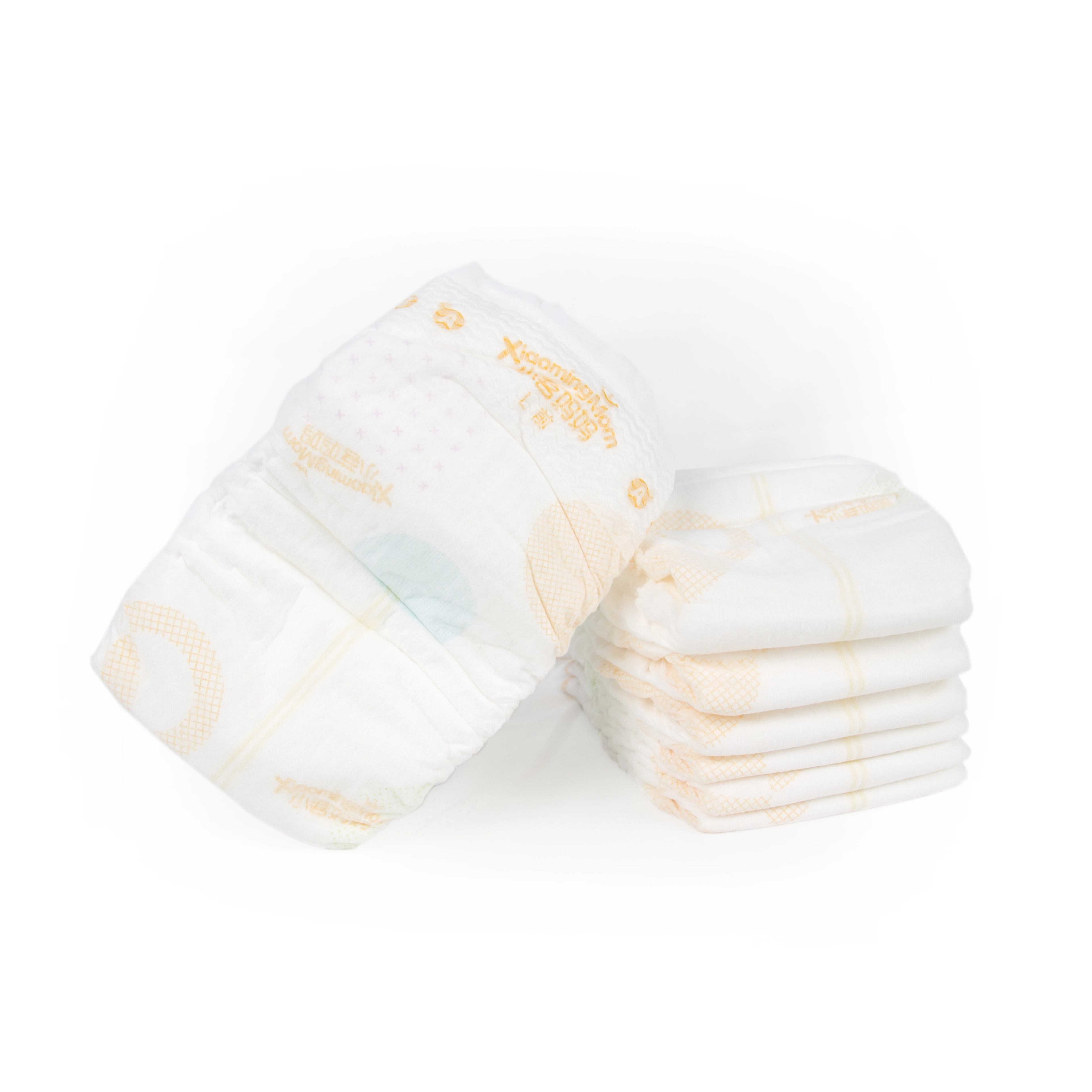 Diapers Disposable Baby Super-Dry Little Angle Bamboo Diaper Organic Biodegradable Leak Guard Baby Diaper