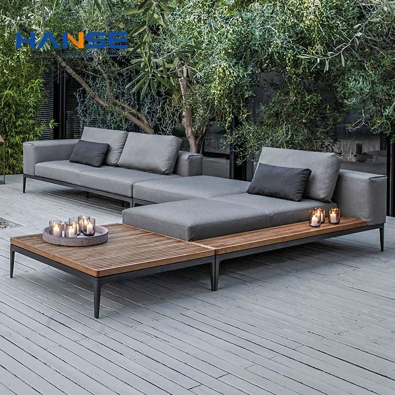 Metal Combination Hanse Carton Standard Packing Chaise Lounge Cushions Garden Furniture