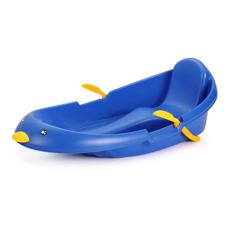 Hot Sale Penguin Adult Size Plastic Snow Sled Sledge