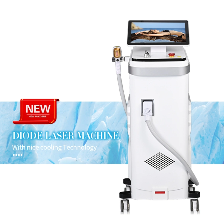 Professional 808nm Diode Laser Hair Removal Machine Ice Titanium 3wavelength Laser Beauty Equipment for Salon Clinic
