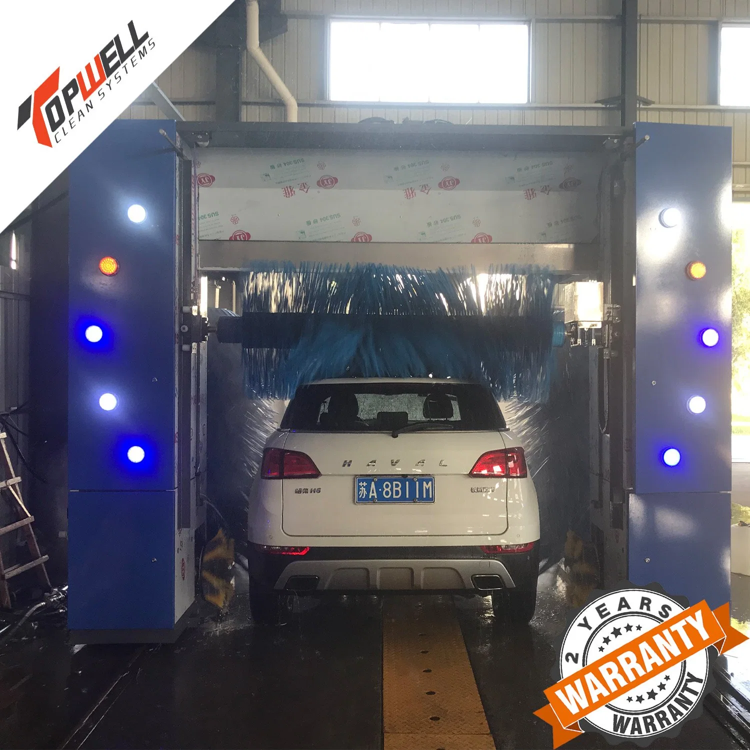 Auto Rollover Car Wash Machine with Foam and Wax Chemical Spray. China Car Wash Machine Supplier