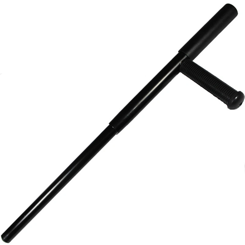 Anti Riot Self Defense Police Telescopic Extendable T Shape Steel Baton