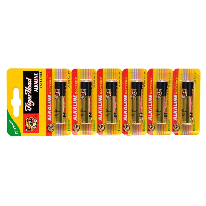 Tiger Head Dry Cell Battery 48 Pack AA Alkaline Battery Lr6 for Toys/Camera/Game Controller