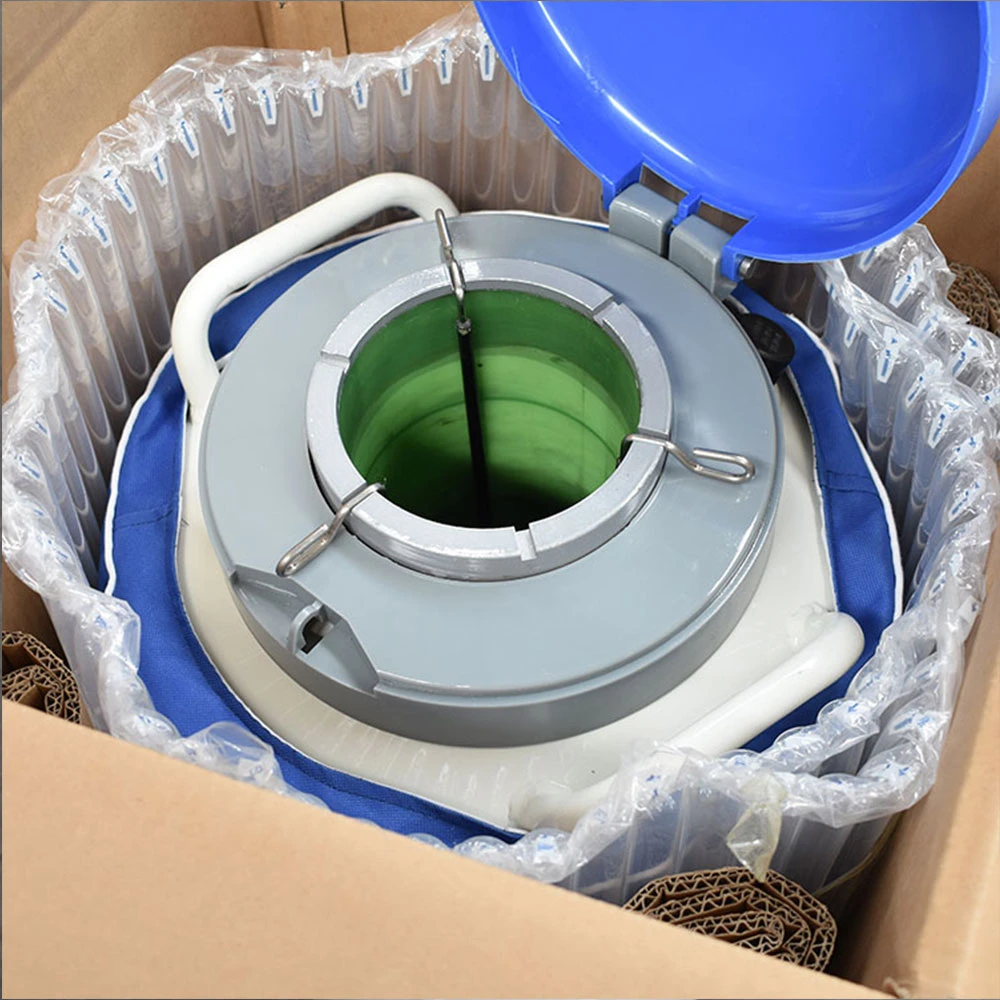 Manufacturer Direct Marketing 35L 50mm Liquid Nitrogen Tank Container Semen Biological Storage