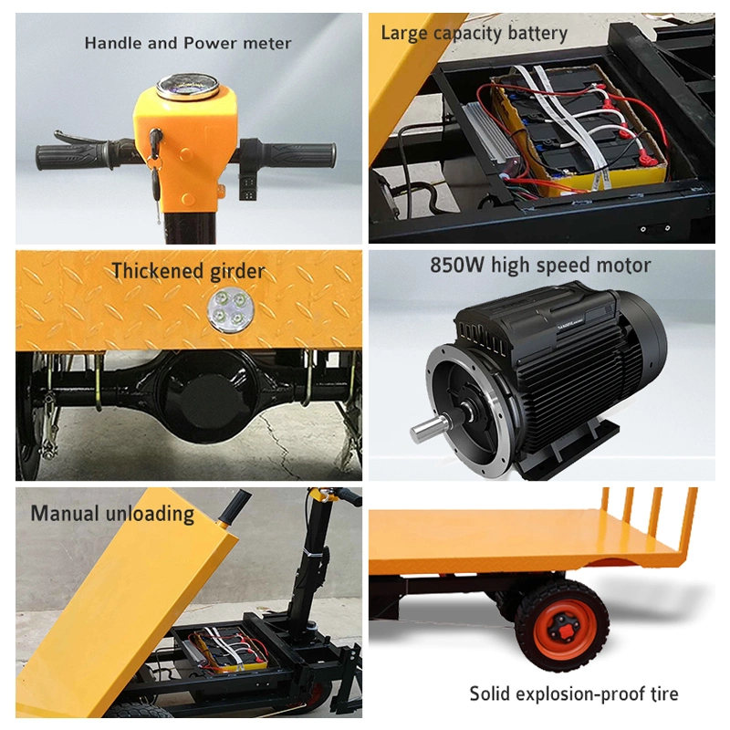 Barrow Dumper Cargador de hormigón Buggy