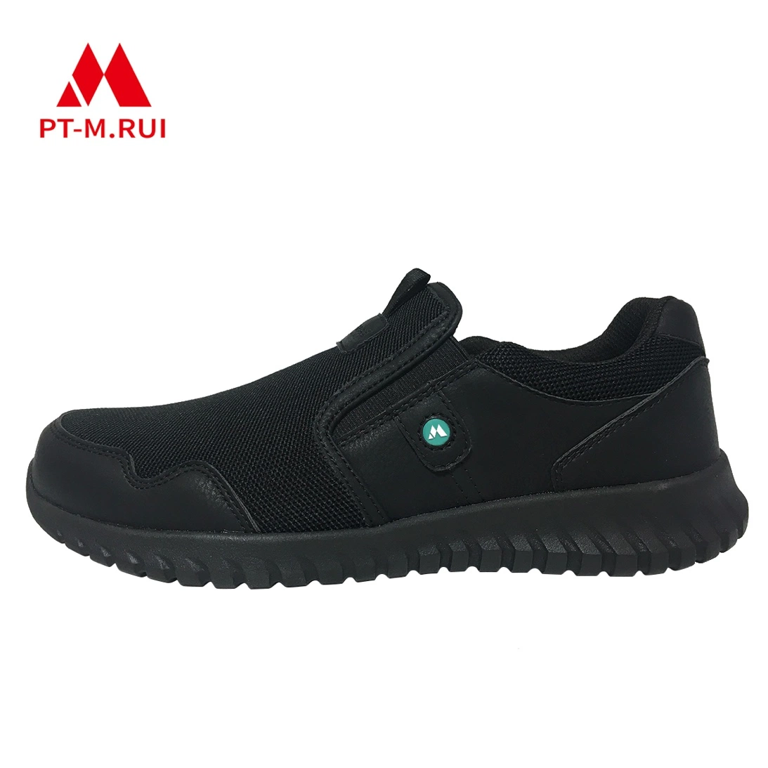Leather Surface Classic Casual Black Color Fashion Mens Shoes