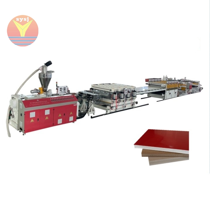 Factory Direct Supply PVC Foam Sheet Extrusion Line WPC Wood Plastic Machinery Production Line