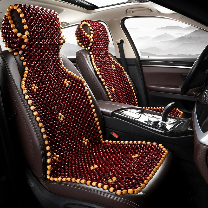 Breathable Truck Spare Parts Massage Breathable Cool Waterproof Color Car Wooden Seat Cushion Cover