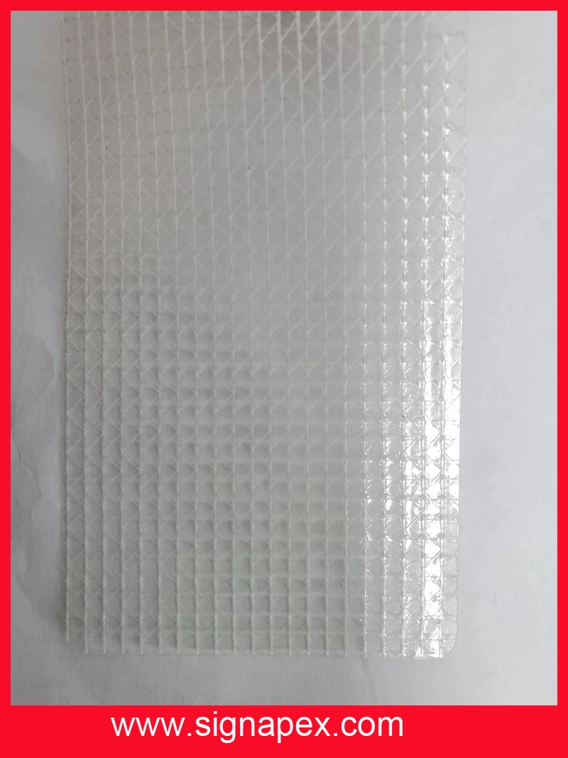 PVC Tarpaulin Mesh Fabric 1000dx1000d 9X9 480GSM Extra