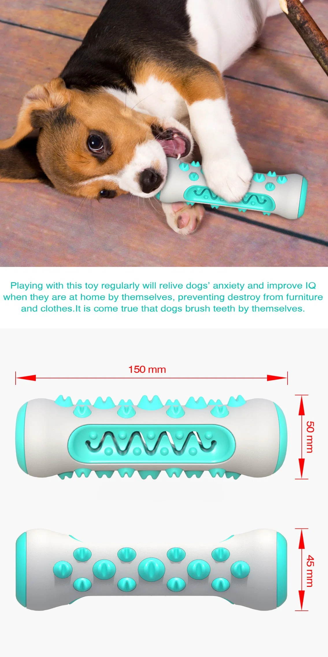 Jouets pour animaux familiers " dog bone " Cadeau de promotion de la molaire de mâcher de jouets