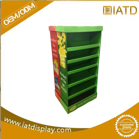 Corrugated Paper Exhibition Counter Retal Cardboard Display Box for Stores