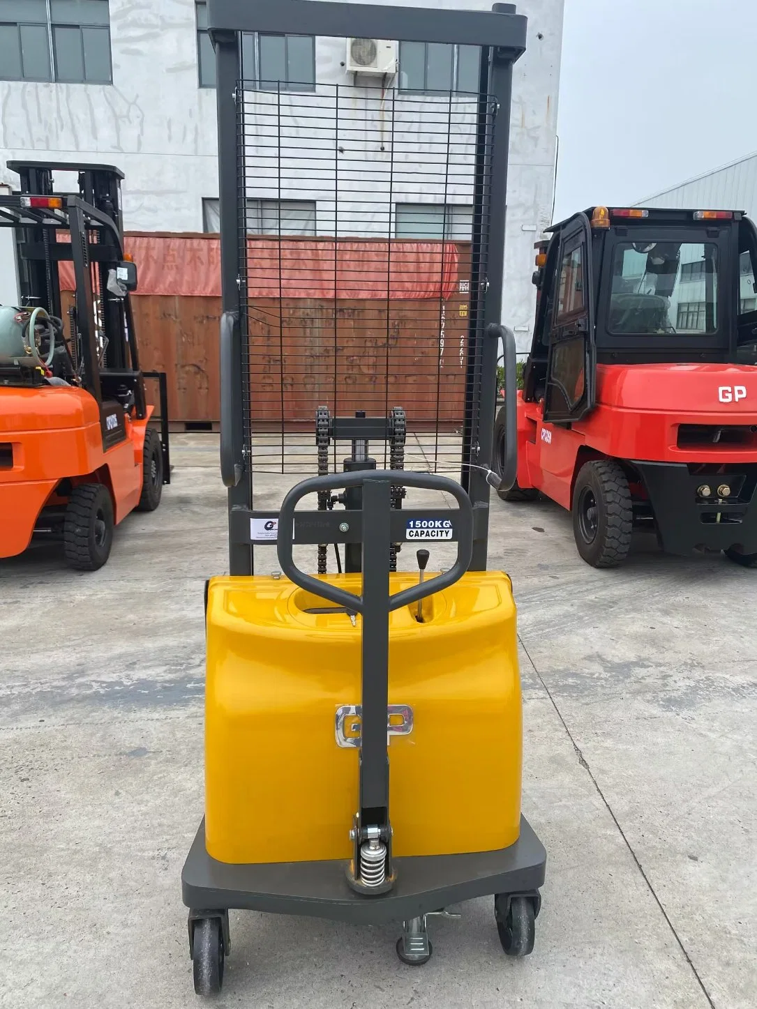 1.5tonne Chariot Élévateur Semi-Électrique à Conduite Debout