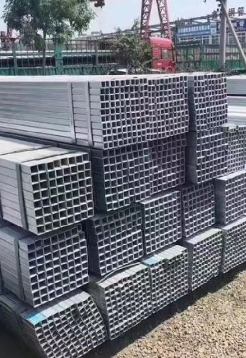 Alimentación profesionalmente el tubo cuadrado rectangular de acero Zinc Metal Gi plancha de hierro negro tubo cuadrado de 30mm de diámetro del tubo de acero galvanizado