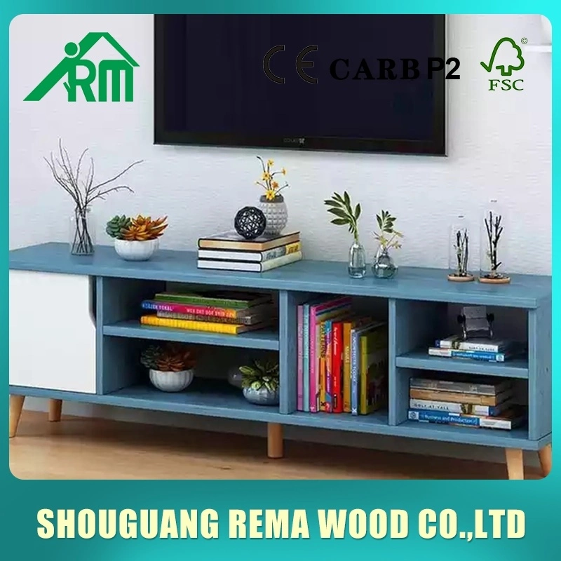 2022 New Design Modern Living Room MDF Wood with LED Light Fireplace TV Stand TV Stand