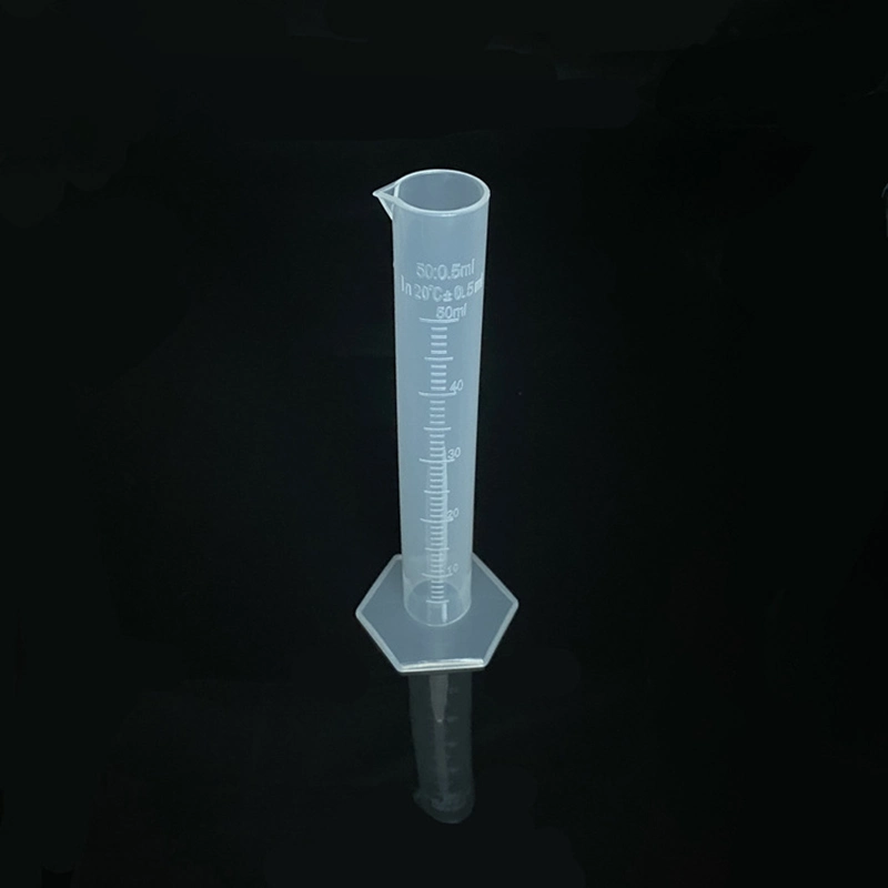 10ml 25ml 50ml 100ml 250ml 500ml 1000ml Transparent Graduated Laboratory Plastic Measuring Cylinder