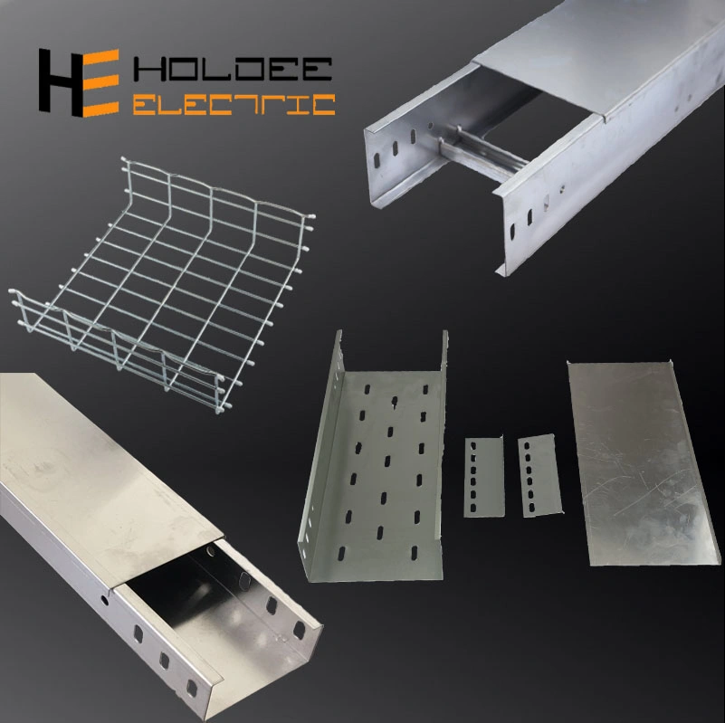 China Manufacturer Galvanized Steel Metal Perforated Slotted Cable Tray