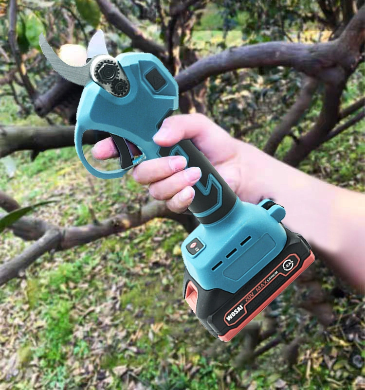 Wosai Lithium Electric Garden Tools 20V 28mm Electric Pruning Shear Cordless Electric Scissors