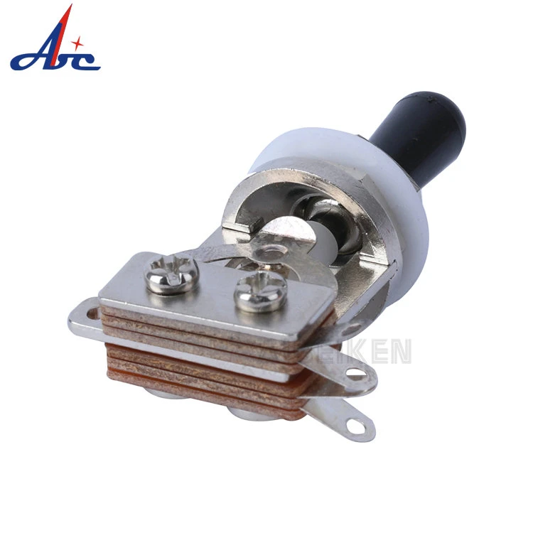 RS18-B1 Wholesale/Supplier Made in China High quality/High cost performance  Electrical Guitar 3 Tap Position Switch Toggle Guitar Pedal Push Button Switch